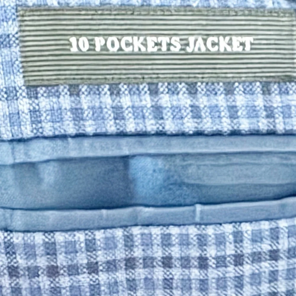 Ermenegildo Zegna Blue Wool 10 Pocket Jacket - Picture 13 of 16